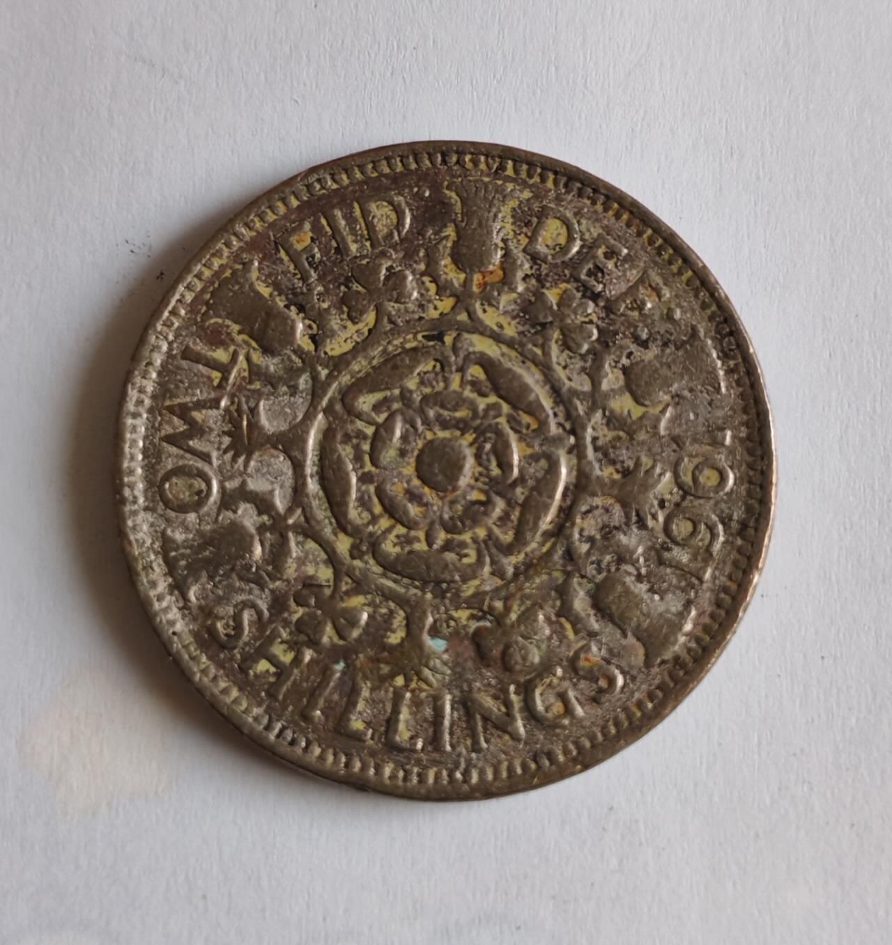 外国硬币 英国伊丽莎白二世时期2先令（弗洛林）