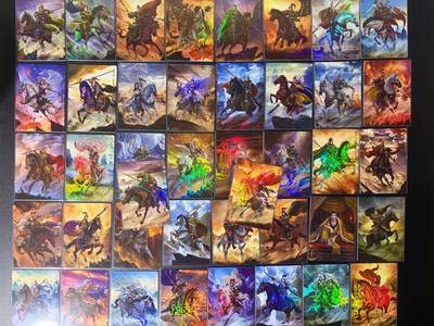 NO.21 好又多金牌大场，新店点关注不迷路！每周一站式配齐，方便凑单！（周6晚8点截拍，卖家送拍0抽成！） - 【套卡】齐卡文化 残唐飞虎传一套42张 磨砂彩闪