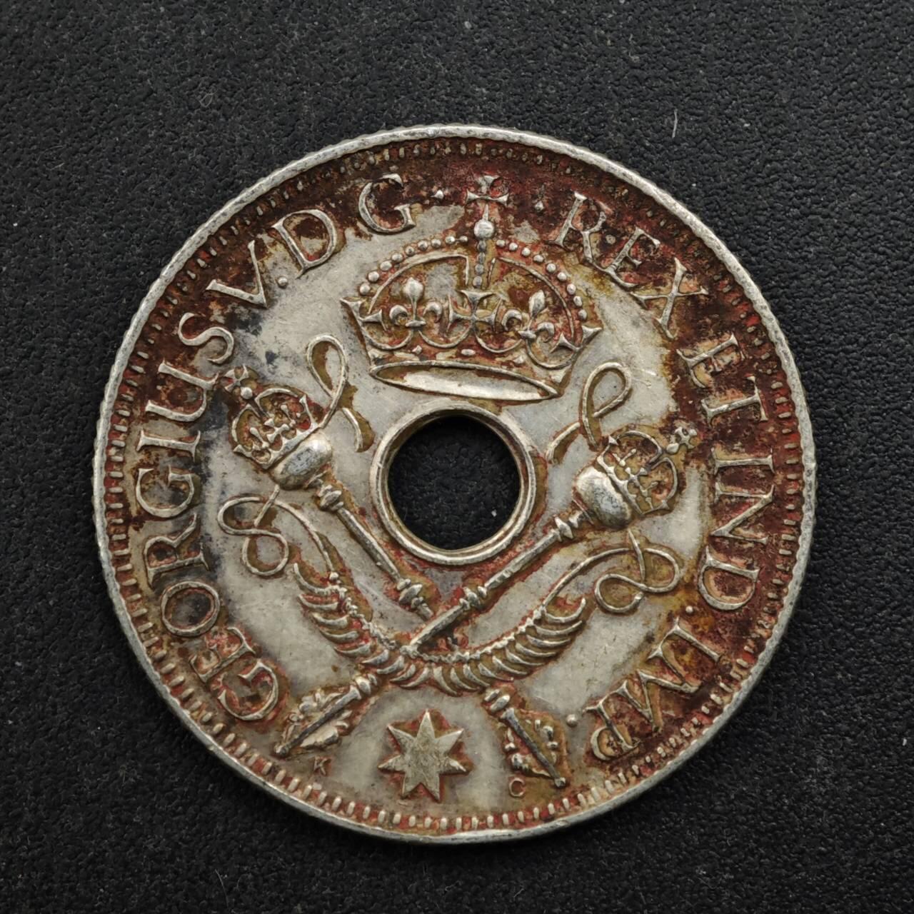 【淘币小摊】实时拍第八百四十九拍   散币银币场   满百包邮可预留二周 每周一统一发货   英属几内亚1936年1先令银币