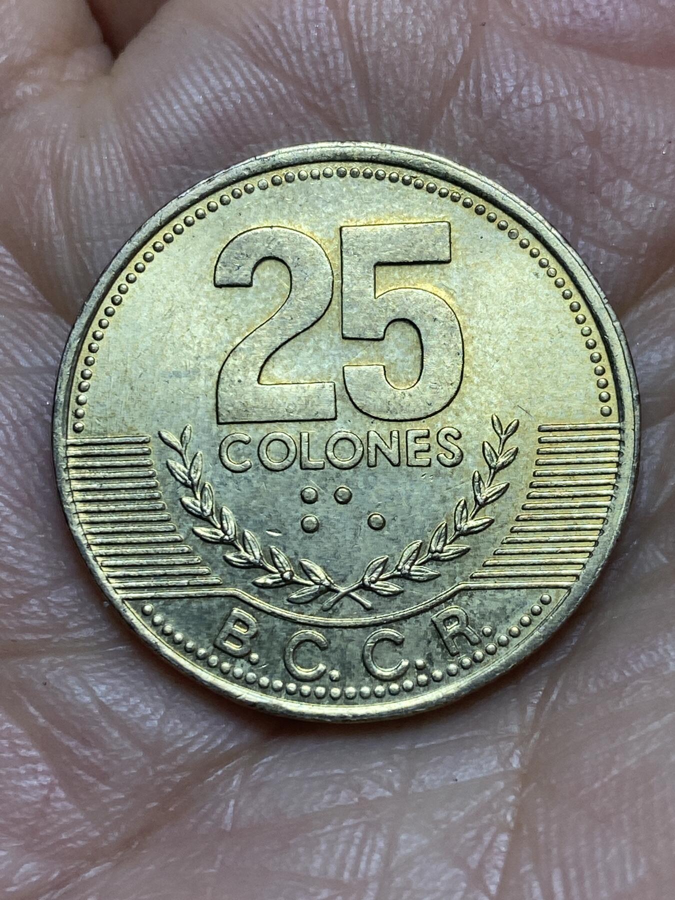 2026年第九场(总第一百七十八场）外国好品散币场(免佣金) 哥斯达黎加🇨🇷2003年25科朗(第二版，关门年仅发行3年)