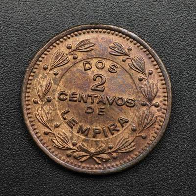 【淘币小摊】实时拍第八百四十九拍   散币银币场   满百包邮可预留二周 每周一统一发货   - 洪都拉斯1956年2分铜币