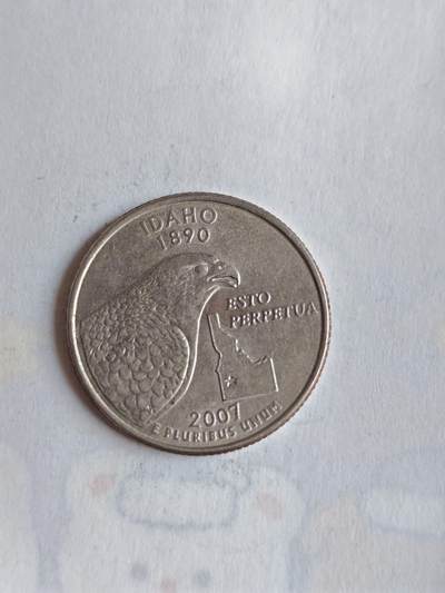 外国硬币 - 美国1999年启动50州纪念25分币计划，每年发行5枚代表不同州的纪念币