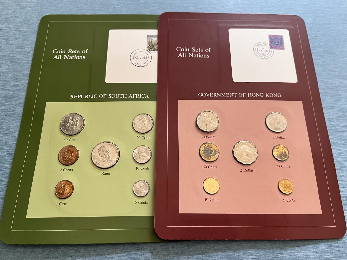 咖啡豆•收藏 2025年Jan_22th世界各国富兰克林套币拍卖 南非/香港-世界各国UNC硬币套币富兰克林包装