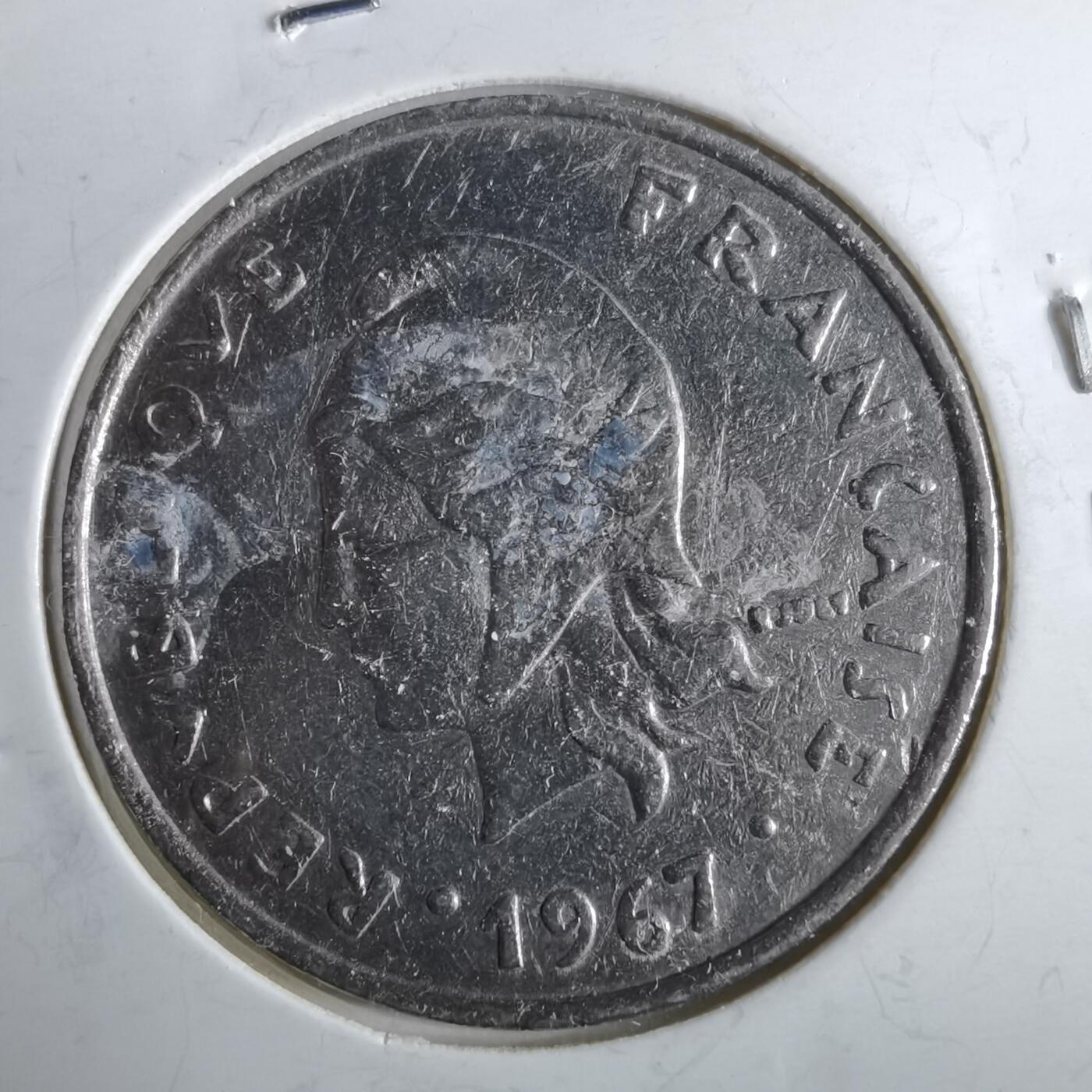 沼泽如烟--第964场 法属新喀里多尼亚1967年20法郎