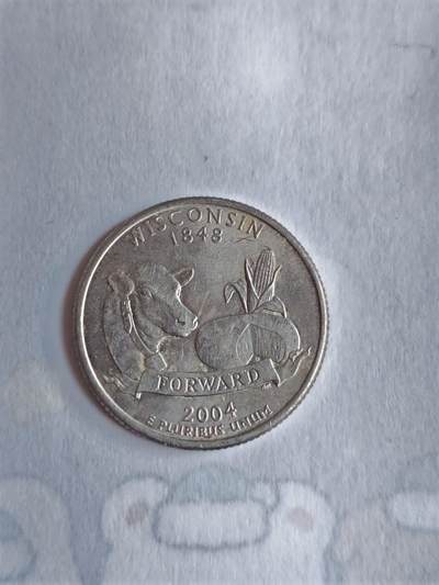 外国硬币 - 美国1999年启动50州纪念25分币计划，每年发行5枚代表不同州的纪念币，