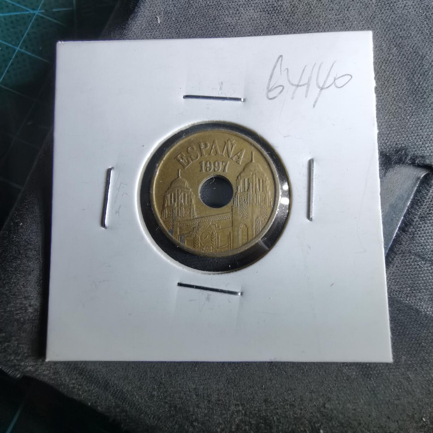 沼泽如烟--第964场 西班牙25比塞塔纪念币