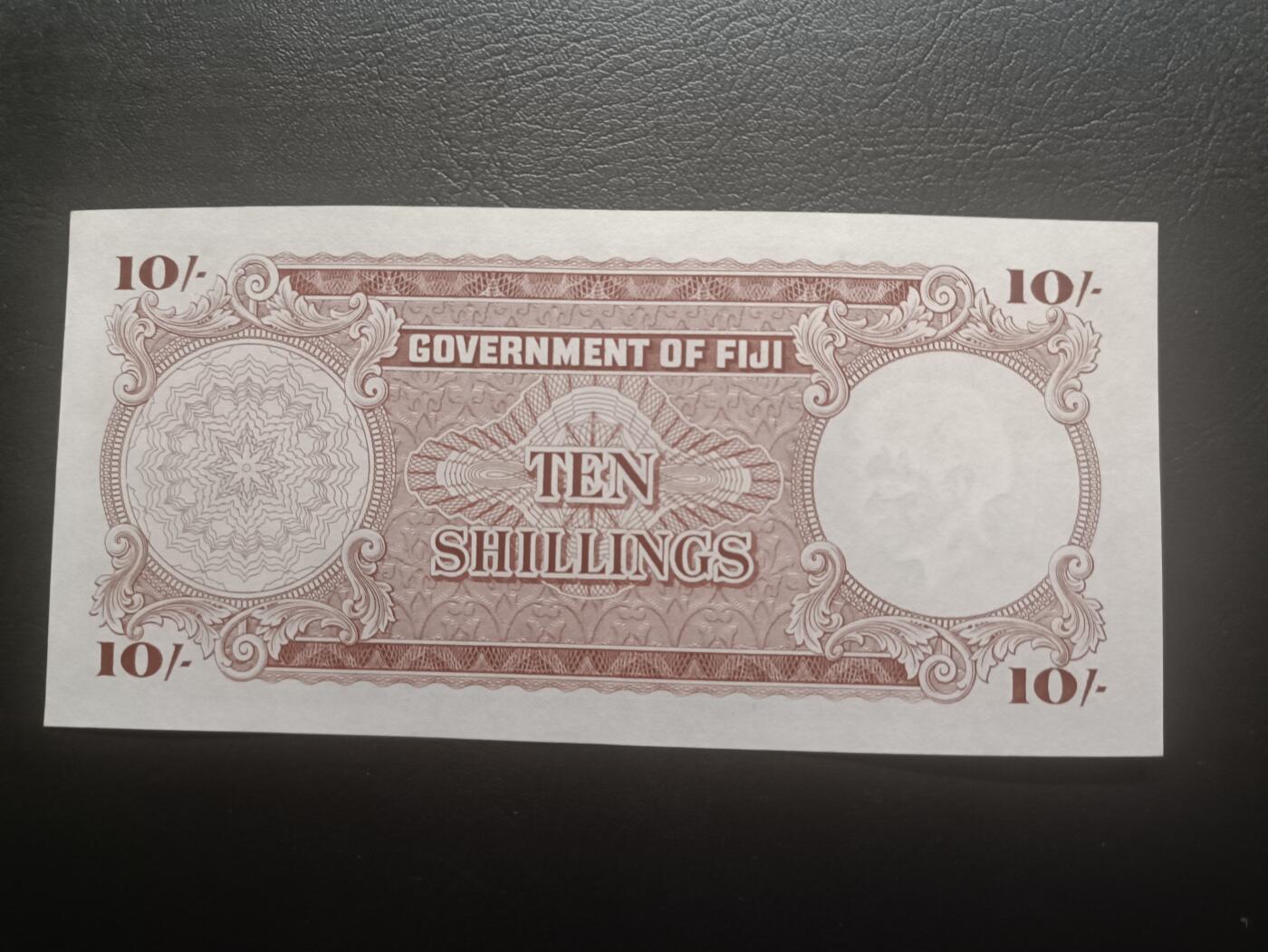 2026一月第三期，总213期 英属斐济1964年10先令AUNC，大冠女王，稀有的早期英属时期品种