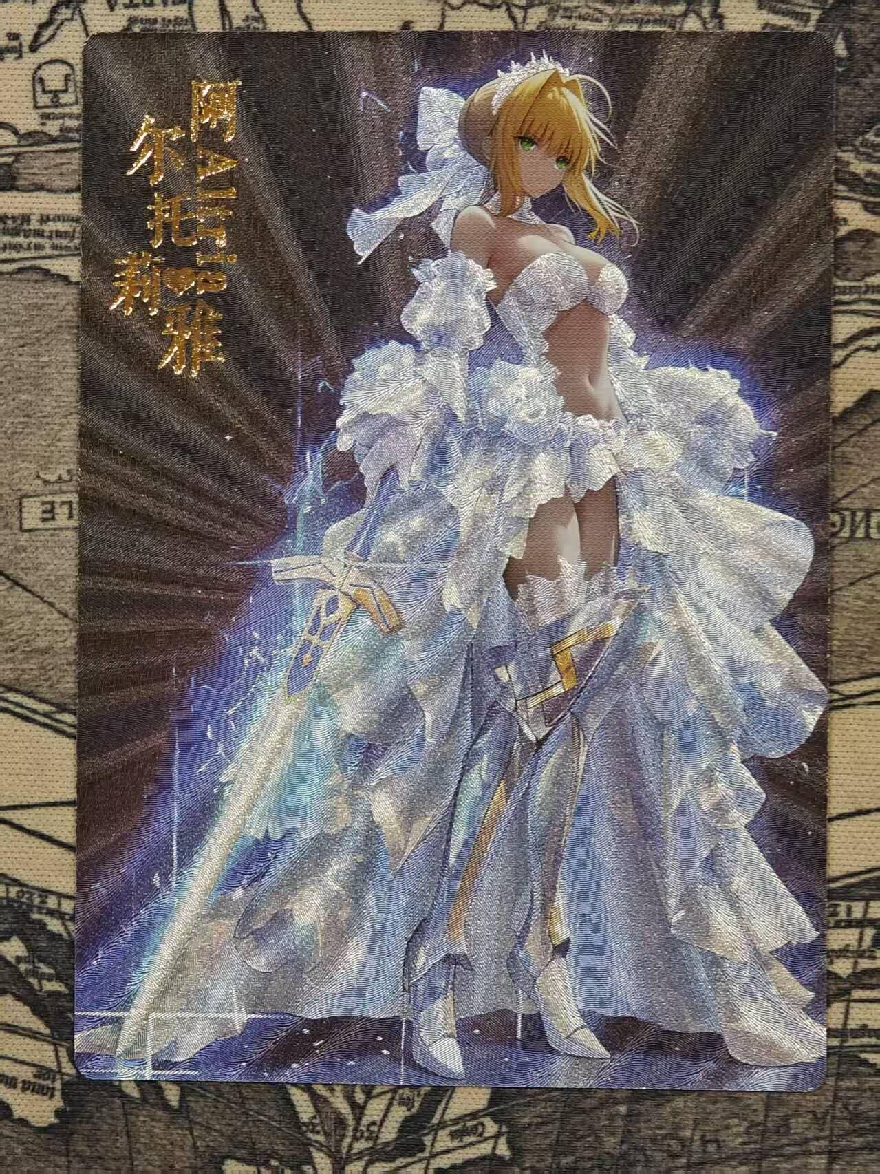 满200包邮！！龙虎卡牌-七二场（满200元包邮，无佣金，每周六结拍，欢迎送拍） 粗闪卡 白花 阿尔托莉雅