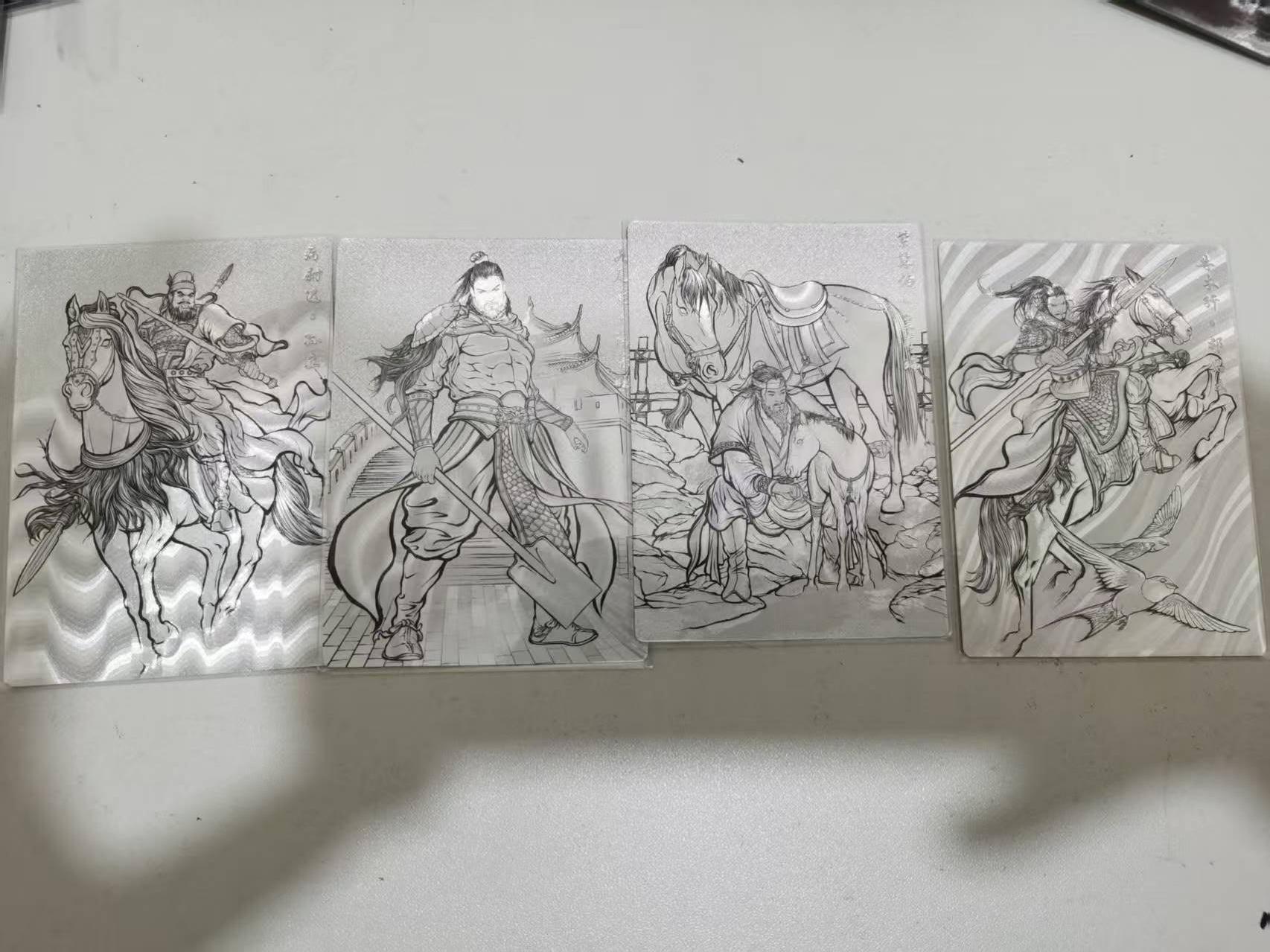 夜之极第三十八期 （1月17日周六晚9点截拍，欢迎竞拍） 卡德曼 张建东水浒 四好汉 99限编 线粗