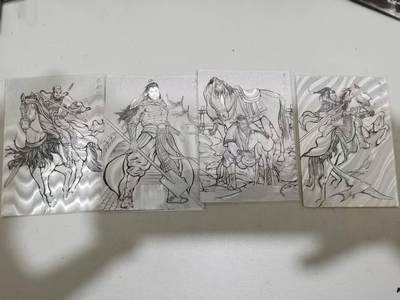 夜之极第三十八期 （1月17日周六晚9点截拍，欢迎竞拍） - 卡德曼 张建东水浒 四好汉 99限编 线粗