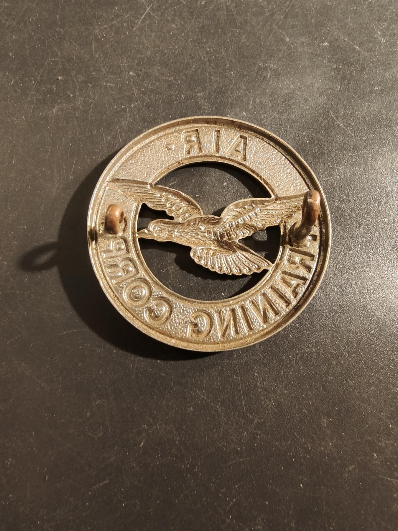 老王徽章第177期 英国皇家空军训练团帽徽    女王早期