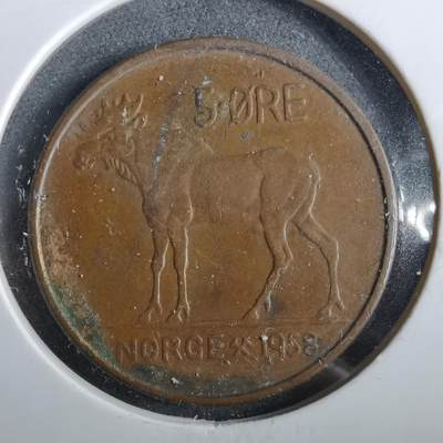 沼泽如烟--第964场 - 挪威1958年5欧尔