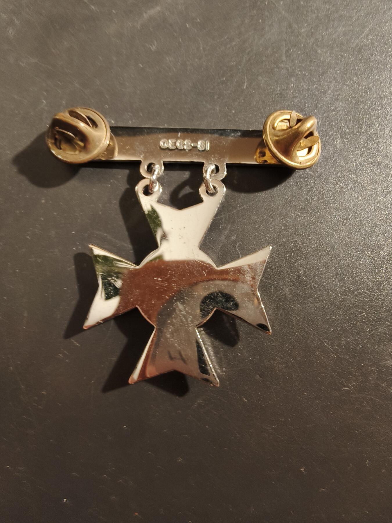 老王徽章第177期 美国海军陆战队神射手技能章     步枪神射手勋条