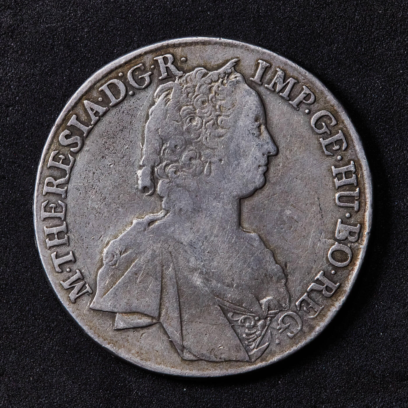 【俄甄集藏】“万象更新、马呈祥瑞”迎新春俄甄精品场-2026年(047)01-21 星期三 晚 19:30 全场包邮 神圣罗马帝国-奥地利1763年玛利亚·特蕾莎皇后1泰勒大银币，原味状态