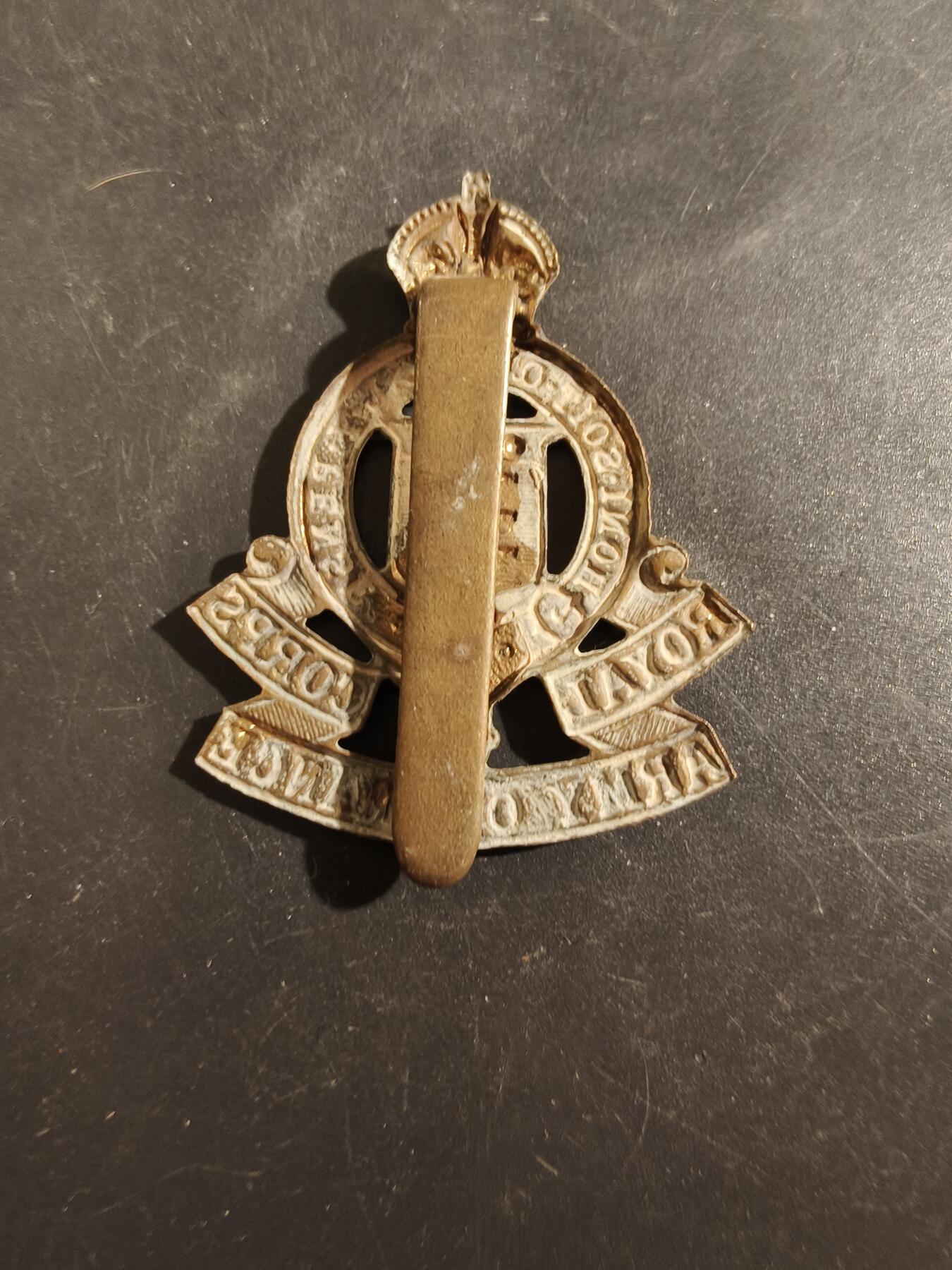 老王徽章第177期 英国皇家军械署帽徽   一战时期