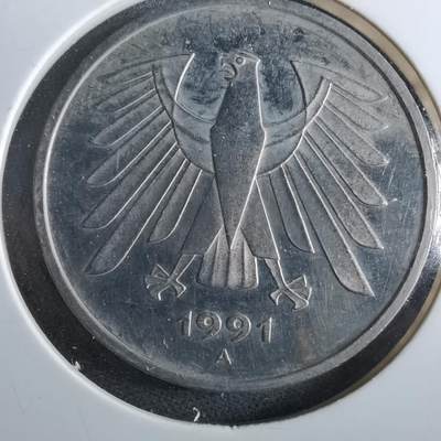 沼泽如烟--第964场 - 德国1991年5马克