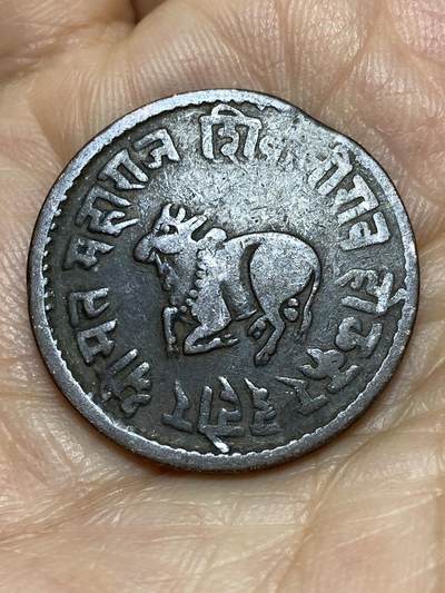 2026年第九场(总第一百七十八场）外国好品散币场(免佣金) - 少见–印度土邦–印多尔邦1887年1/4安娜(比克拉姆历1944年，希瓦吉·拉奥时期，首发年)