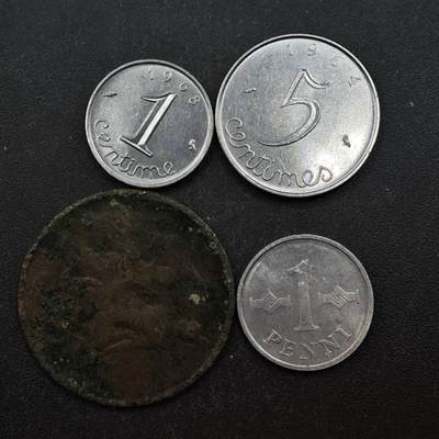 【淘币小摊】实时拍第八百四十九拍   散币银币场   满百包邮可预留二周 每周一统一发货   - 法国丹麦4枚