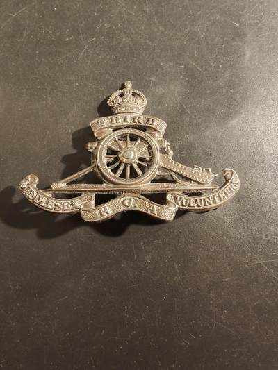老王徽章第177期 - 英国皇家炮兵团帽徽   一战时期