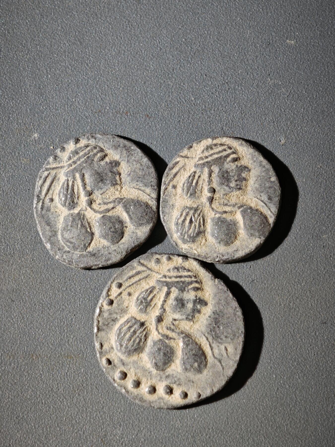 108期新疆红钱粟特钱币丝路钱币专场 C10铅制丝路币