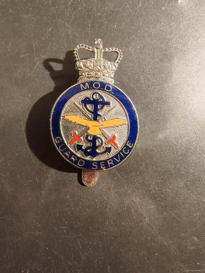 老王徽章第177期 - 英国国防部警卫局帽徽    女王时期