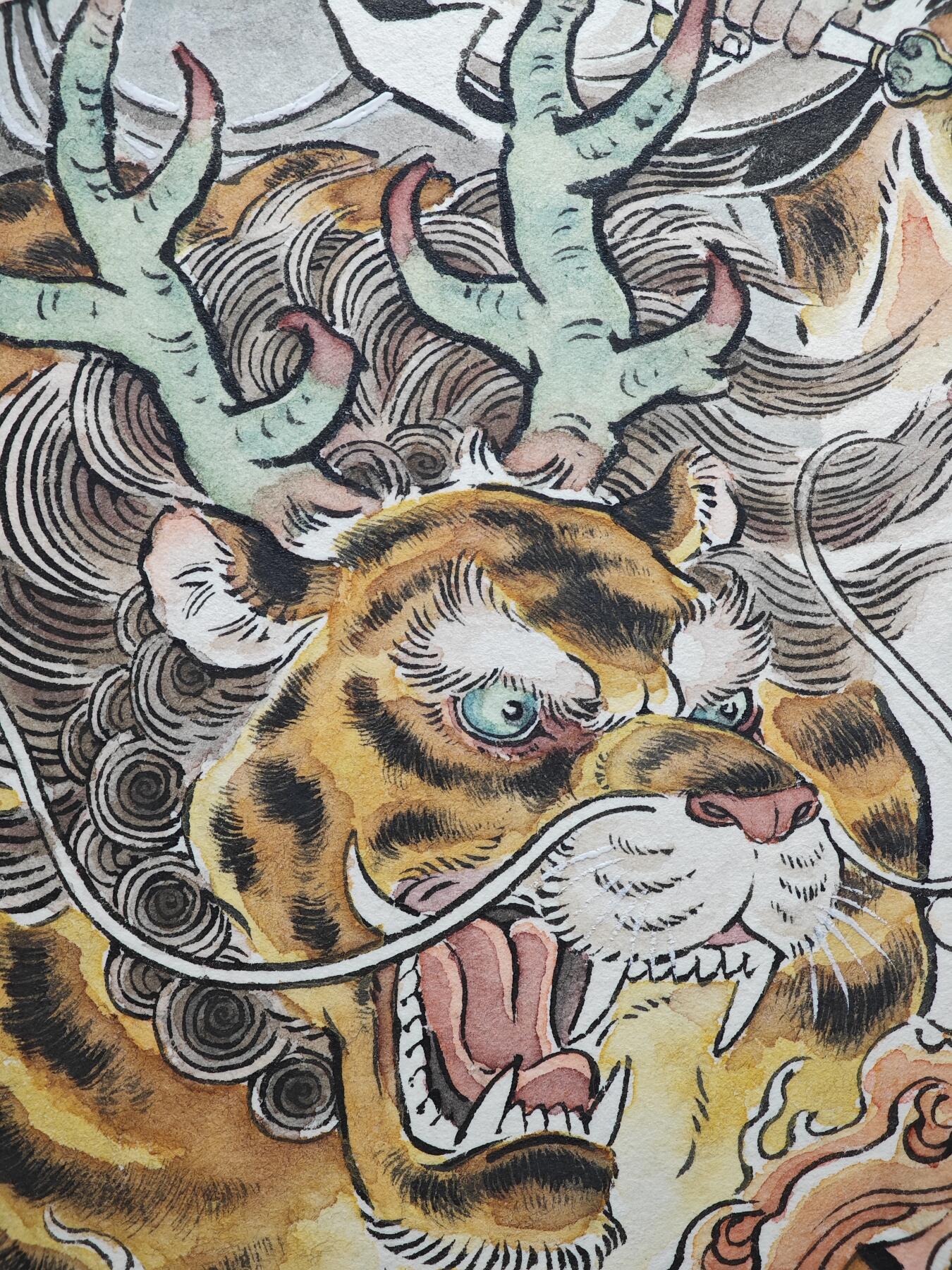 白泽拍卖卡牌手绘专场第31期（岁寒知松柏 春意已可期）