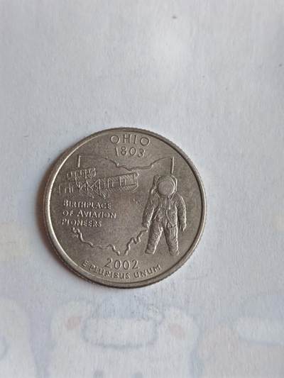 外国硬币 - 美国1999年启动50州纪念25分币计划，每年发行5枚代表不同州的纪念币