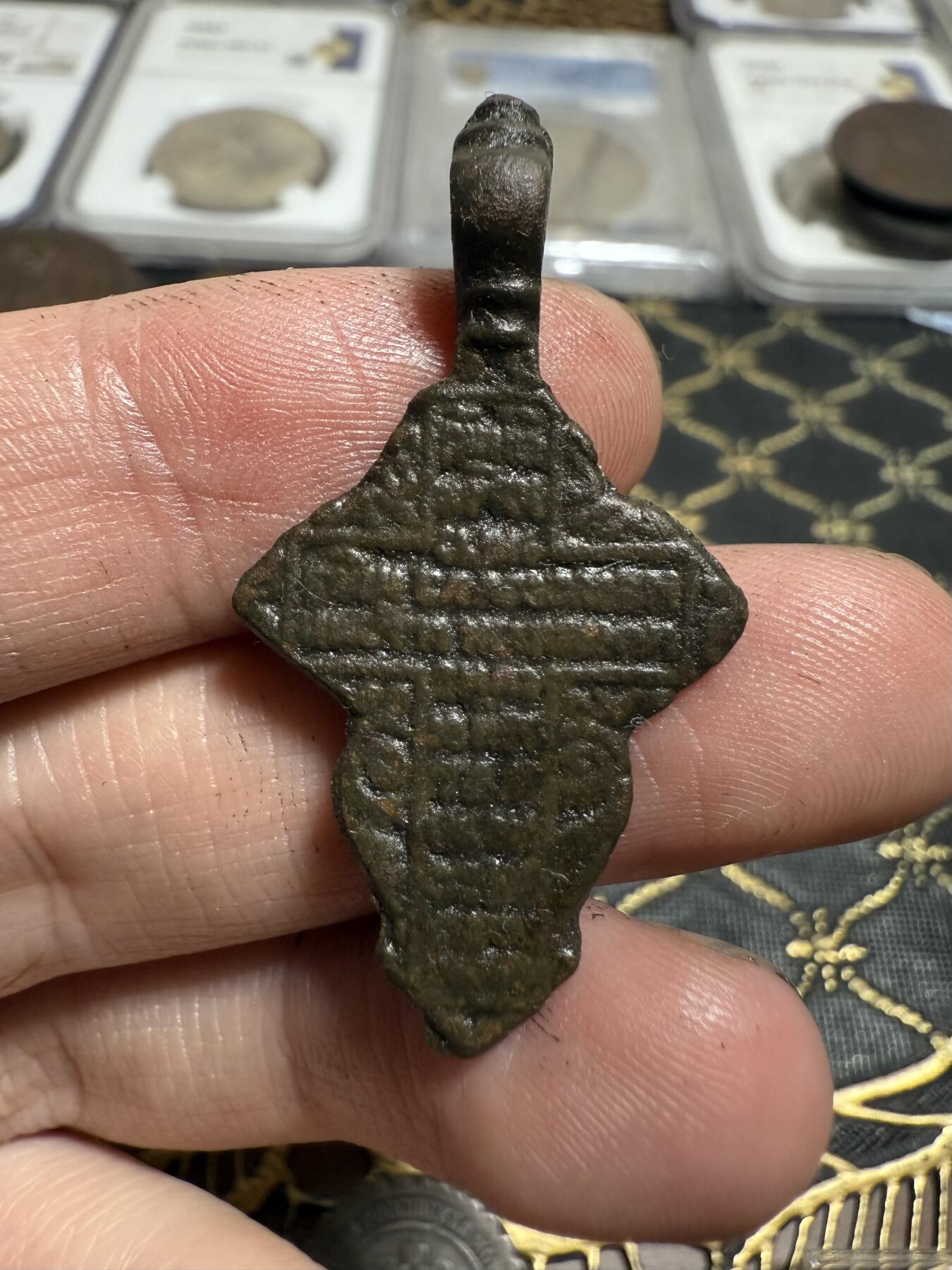 南宋泉阁俄币 外币 国币 专场第二十一期 【送拍无额外佣金】 沙俄 东正教铜十字架 大个头 通货好品