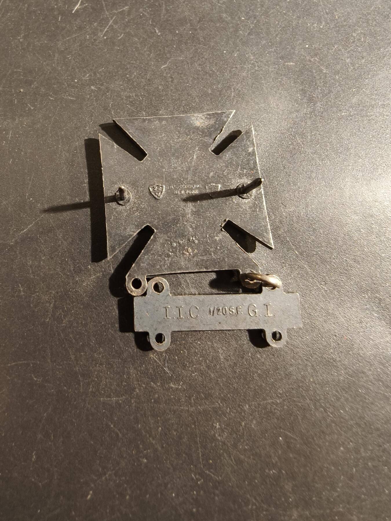 老王徽章第177期 美国步兵步枪神射手技能章    步枪勋条    包银