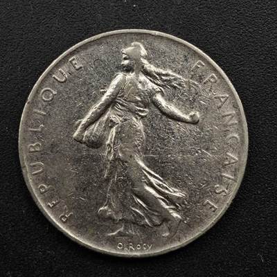 【淘币小摊】实时拍第八百四十九拍   散币银币场   满百包邮可预留二周 每周一统一发货   - 法国1960年1法郎