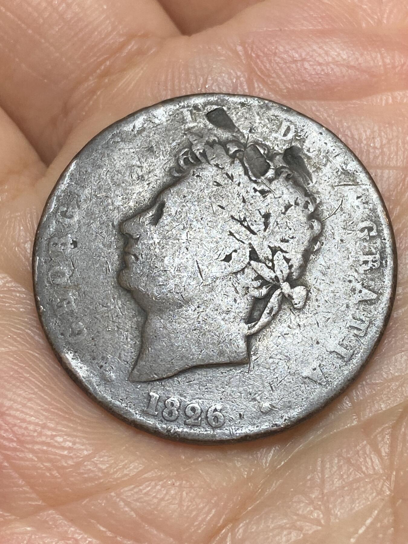 2026年第九场(总第一百七十八场）外国好品散币场(免佣金) 英国🇬🇧1826年1/2便士(乔治四世时期)