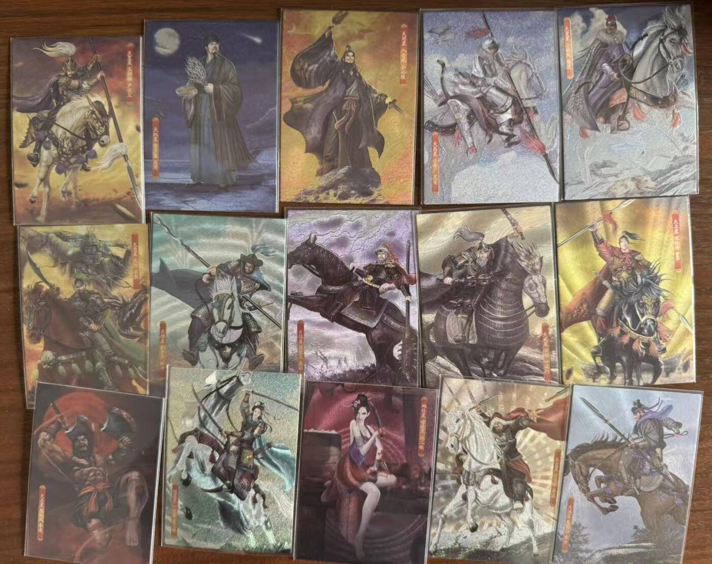 满200包邮！！龙虎卡牌-七二场（满200元包邮，无佣金，每周六结拍，欢迎送拍） 全粗套卡 司马大圣卡通 - 新新水浒 108将精选（108张 已套膜）