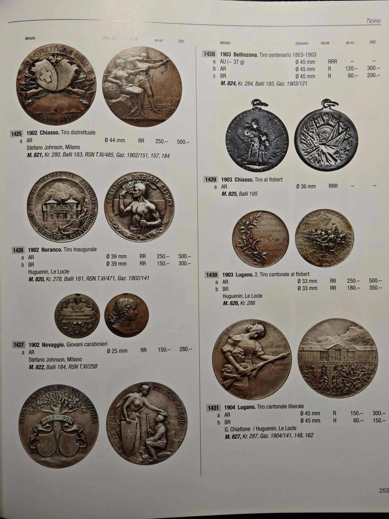 【德藏】世界币章拍卖第162期（拍品征集中~欢迎藏友联系） 98新 瑞士射击节银币及银章目录 硬壳精装 全彩铜板纸印刷 大开本 全书约408页