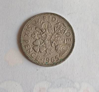 外国硬币 - 🔍 这是一枚1965年英国6便士（Sixpence）硬币