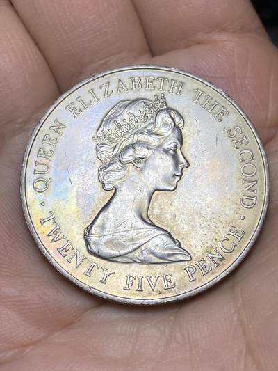 2026年第十场(总第一百七十九场）外国好品散币场(免佣金) - 英属根西岛🇬🇬1978年25便士(皇家访问纪念币)