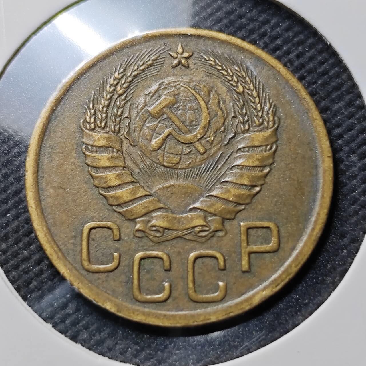 KK钱币收藏小铺  第400期  百期特拍（四拍之四）2月预留时间 周末发货  1943苏联3戈比铜币 深打状态 包浆不错