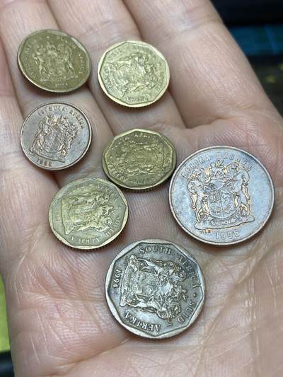 2026年第十场(总第一百七十九场）外国好品散币场(免佣金) - 南非🇿🇦7枚：1998年1分，1994年92年91年10分，94年20分，96年5分