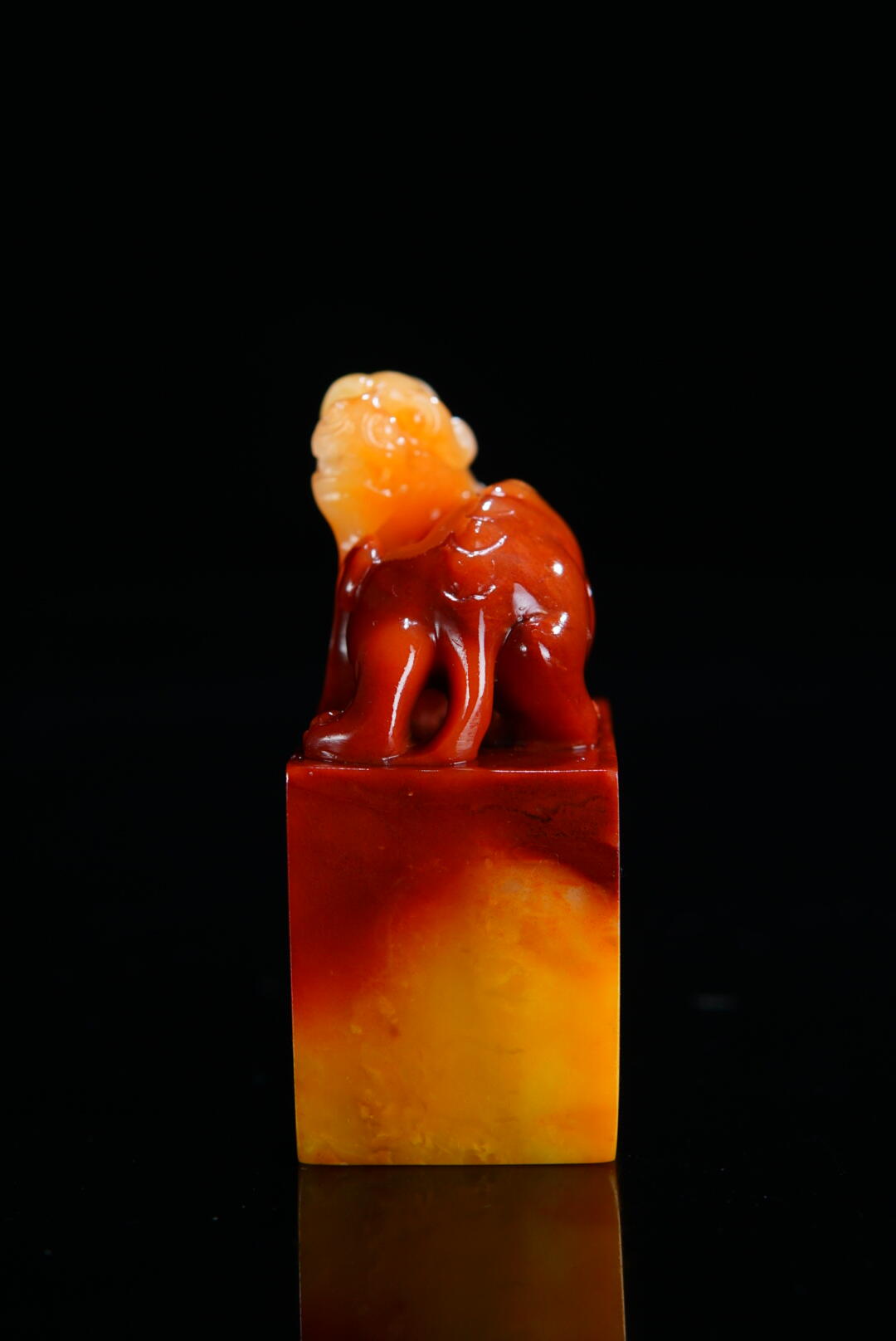 方寸藏珍·寿山田黄印章专场（二） 寿山高山石《甪端》钮章