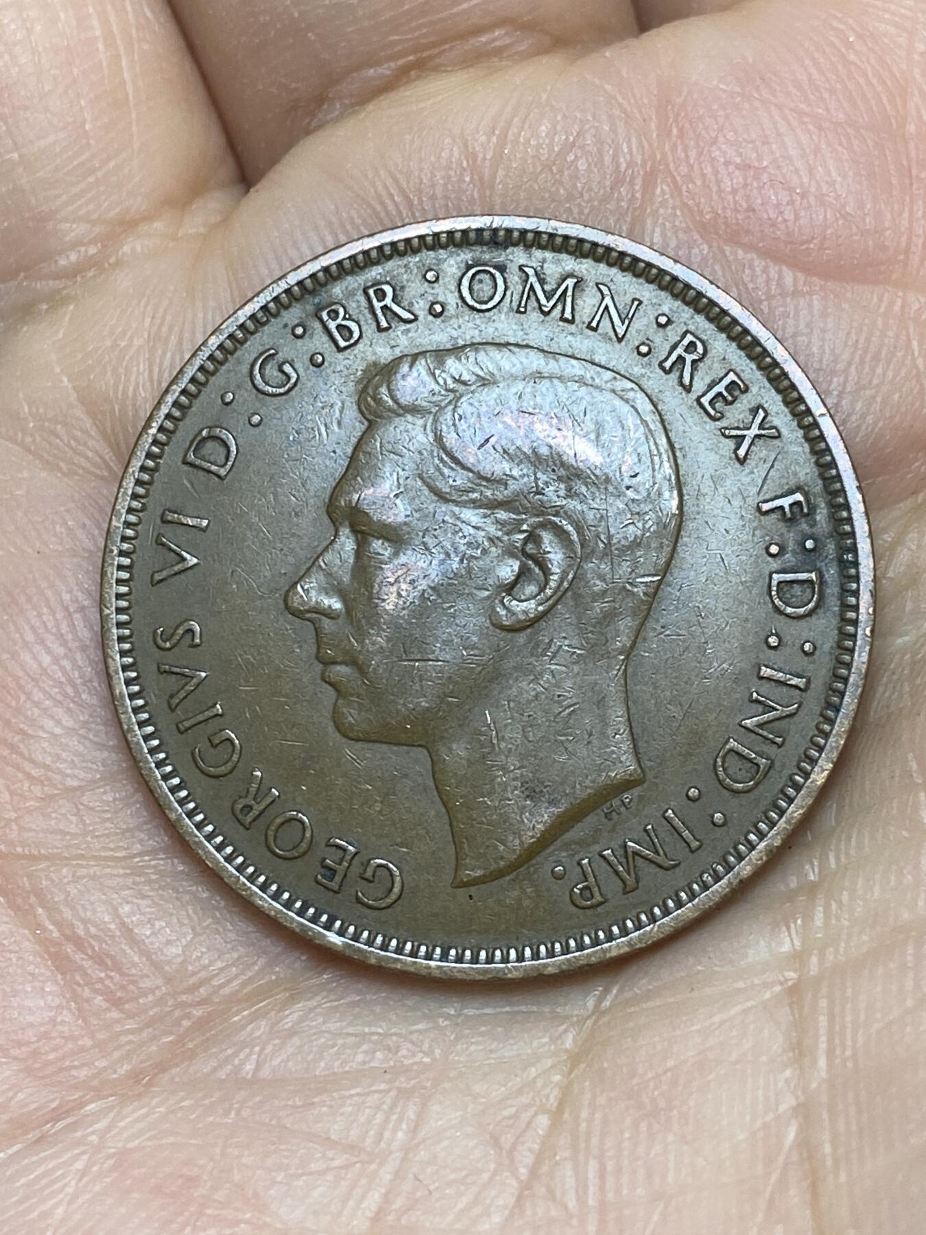 2026年第十场(总第一百七十九场）外国好品散币场(免佣金) 英国🇬🇧1940年1便士(乔治六世第一版)