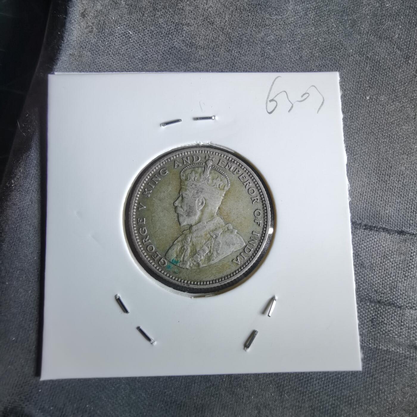 沼泽如烟--第963场 英属海峡1927年20分银币