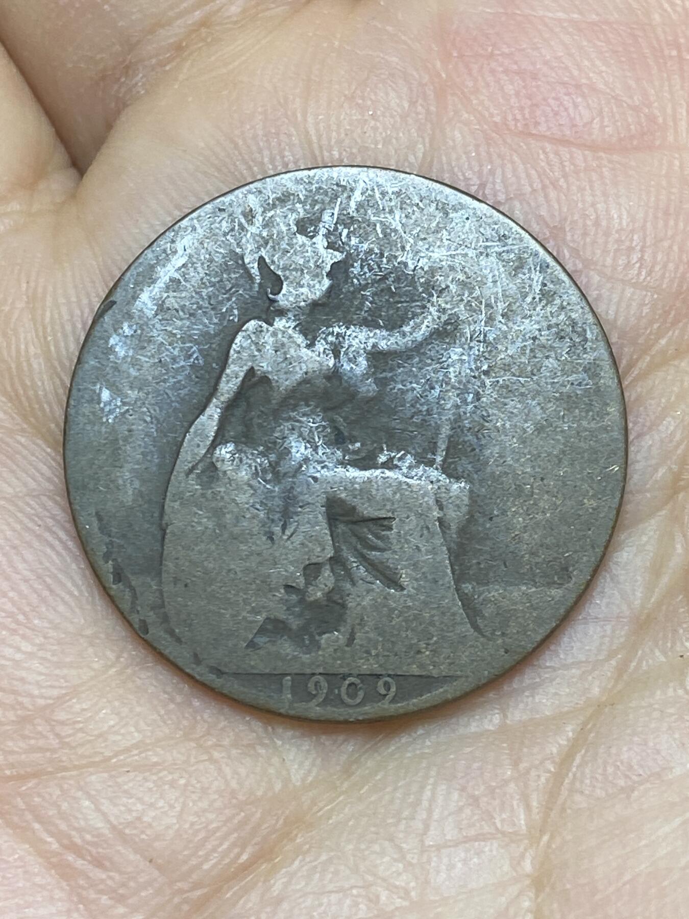 2026年第十场(总第一百七十九场）外国好品散币场(免佣金) 英国🇬🇧1909年半便士(爱德华七世时期)