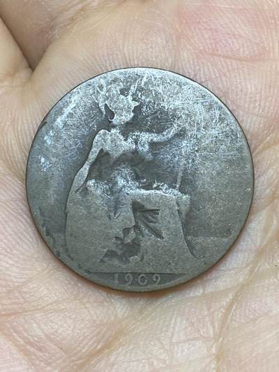 2026年第十场(总第一百七十九场）外国好品散币场(免佣金) - 英国🇬🇧1909年半便士(爱德华七世时期)