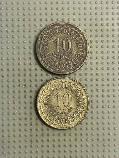 2026年第14场各国散币拍卖（总第164场） - 突尼斯10米利姆2枚