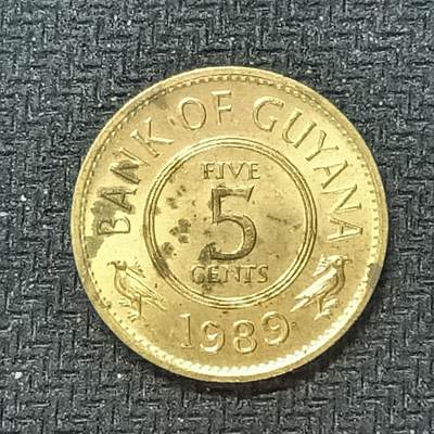 逸泉钱币2026B邻国花钱世界钱币纪念币章B第四场1-400B - 390圭亚那5分