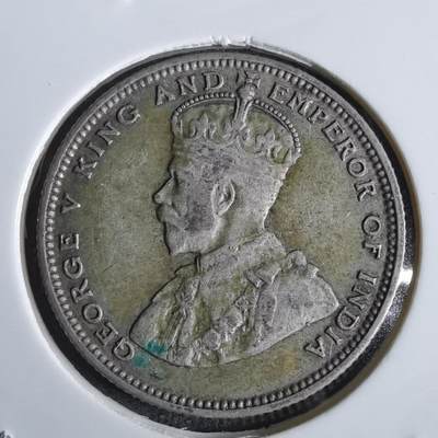 沼泽如烟--第963场 - 英属海峡1927年20分银币