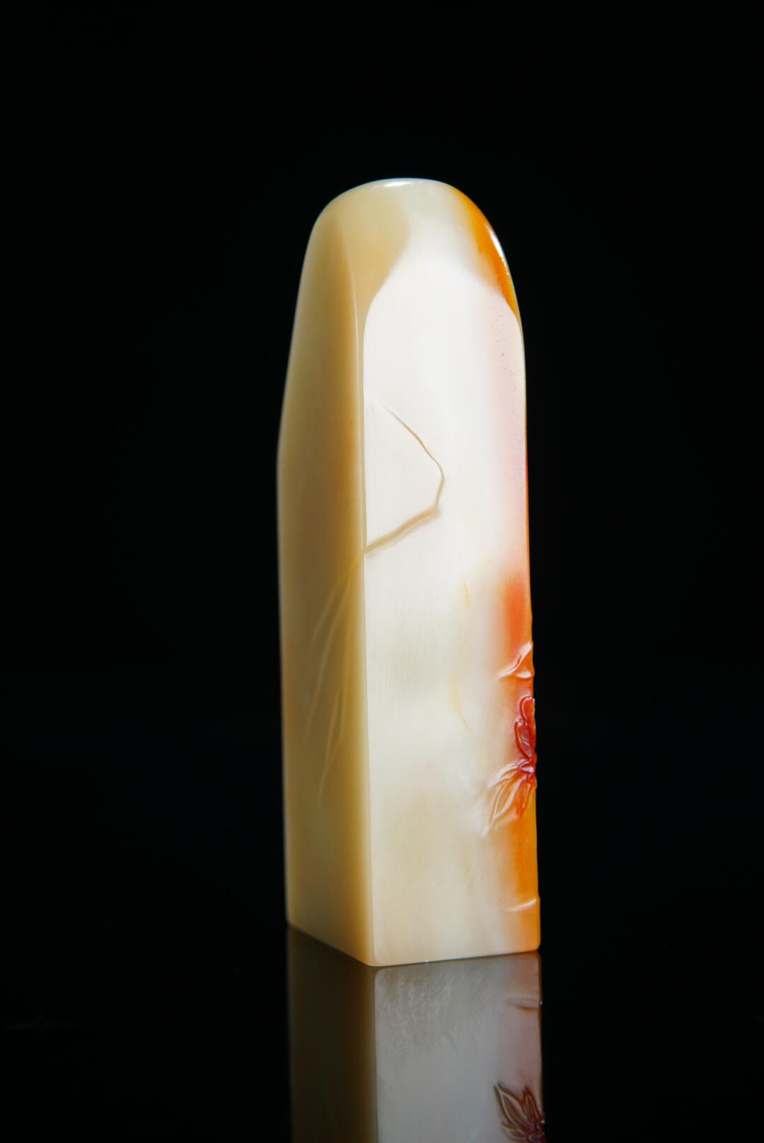 方寸藏珍·寿山田黄印章专场（二） 寿山芙蓉石《秋意》印章