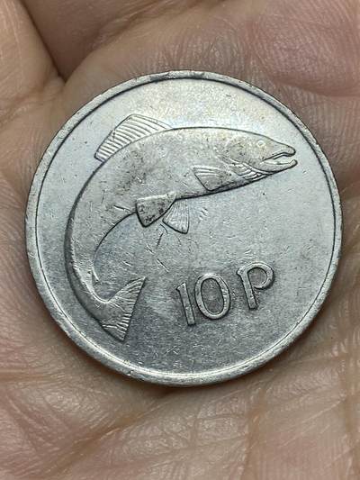 2026年第十场(总第一百七十九场）外国好品散币场(免佣金) - 爱尔兰🇮🇪1980年10便士(共和国第二套第一版，大尺寸版)