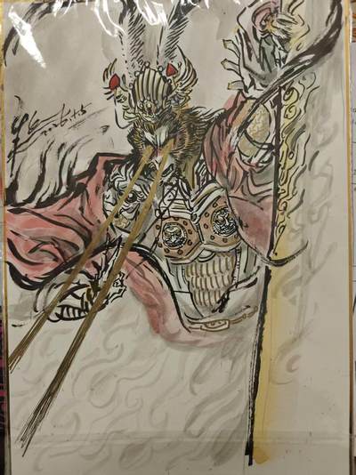 寸草不生拍卖第十八期  - 北京GAF展会 半廷精绘 激光猴 十分惊艳 非常精美 