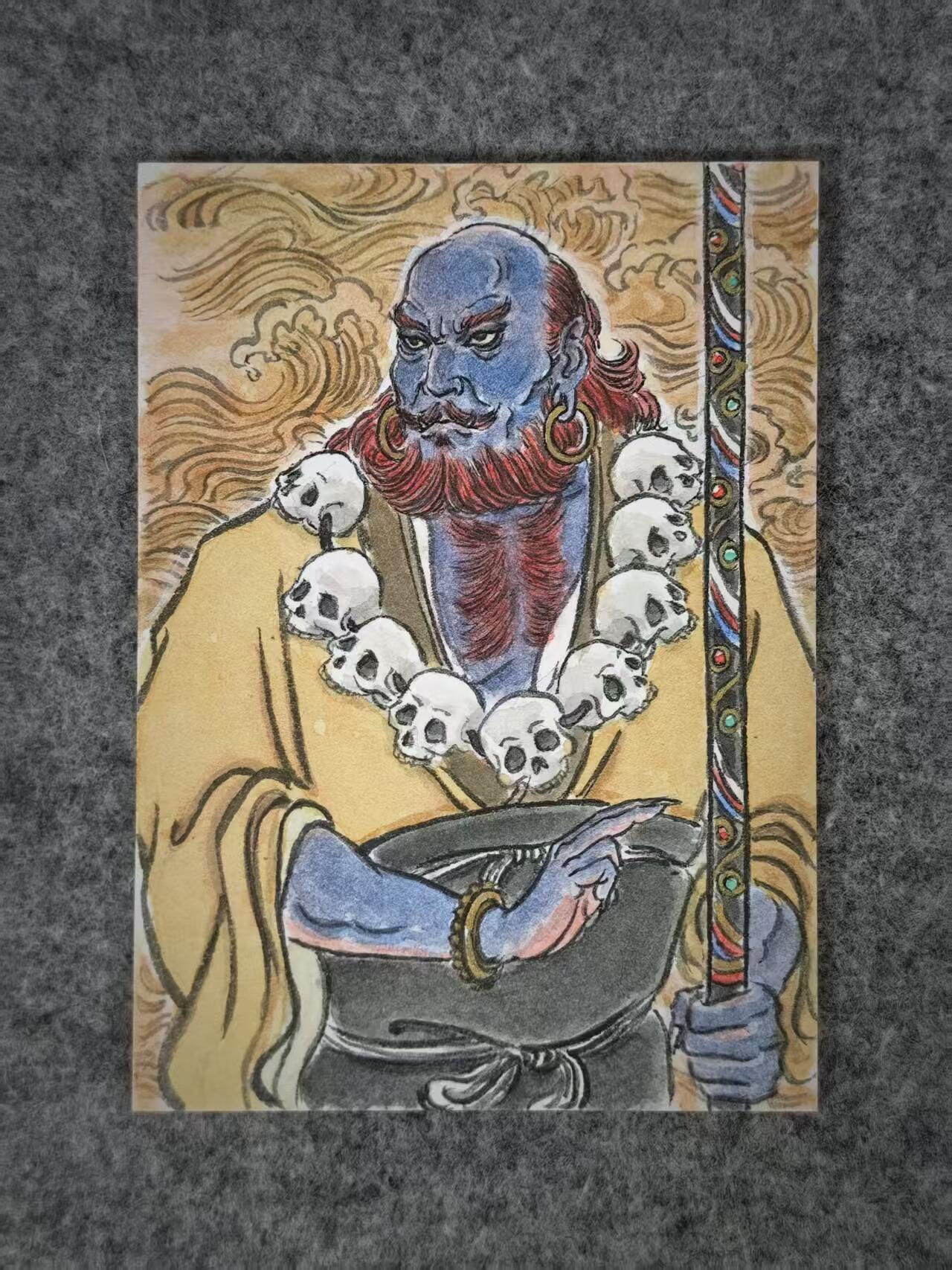 白泽拍卖卡牌手绘专场第31期（岁寒知松柏 春意已可期）