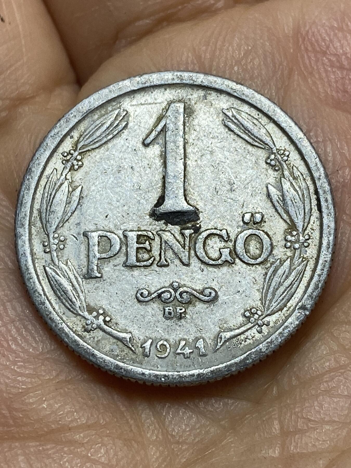 2026年第十场(总第一百七十九场）外国好品散币场(免佣金) 匈牙利1941年1潘果(霍尔蒂摄政时期第二套)